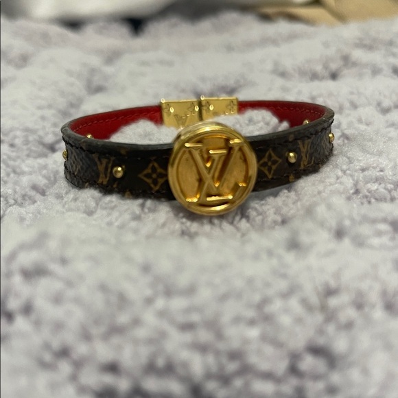 Louis Vuitton Jewelry - Louis Vuitton Gold reversible Monogram Bracelet